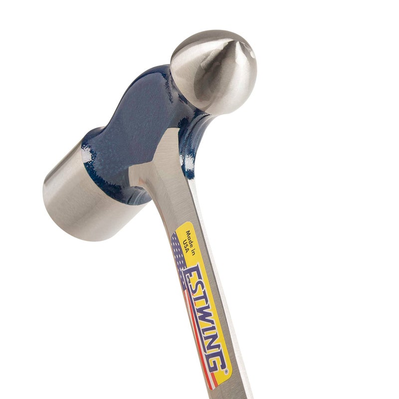 ESTWING Ball Peen Hammer - 32 oz Metalworking Tool with Forged Steel Construction & Shock Reduction Grip - E3-32BP - Image 4